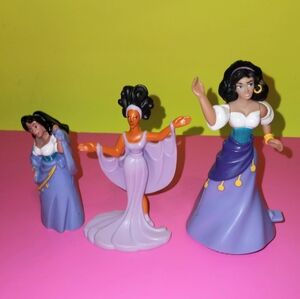Disney Princess mini dolls Esmeralda Hercules bundle